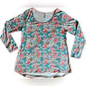 LuLaRoe Stylish Multicolor Lynnae Top